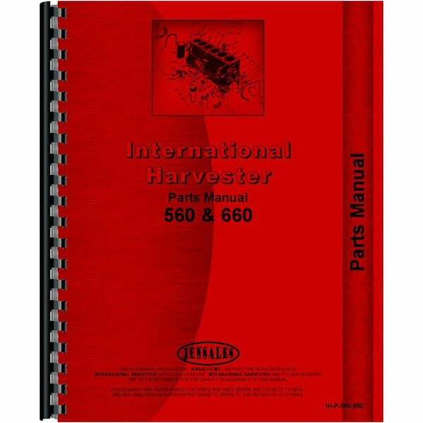 Aftermarket New Tractor Parts Manual Fits International Harvester 660 RAP74140